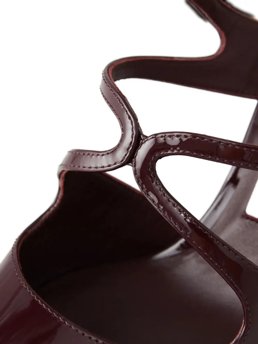 Jimmy Choo 95mm Azia Pointed Pumps In Burgundy