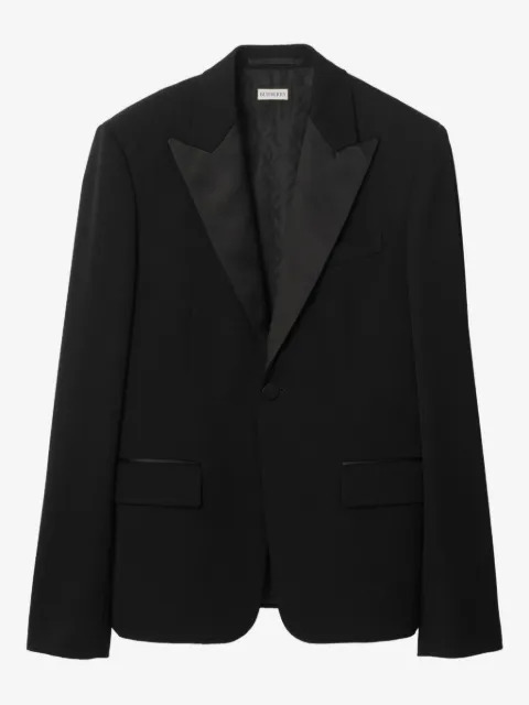 Burberry Grain de Poudre wool tuxedo jacket