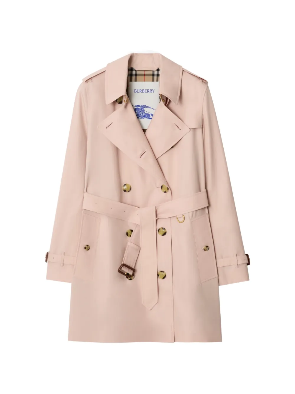 Burberry double-breasted trench coat - Rosa