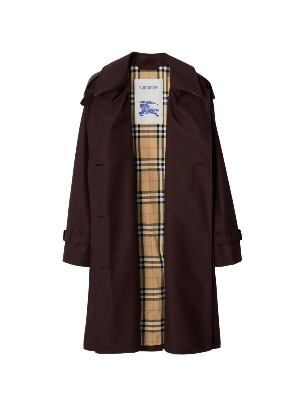  Burberry Double-breasted Trench Coat - Brown 