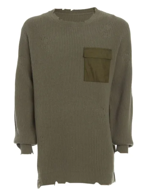 SEROYA Devin chest-pocket sweater