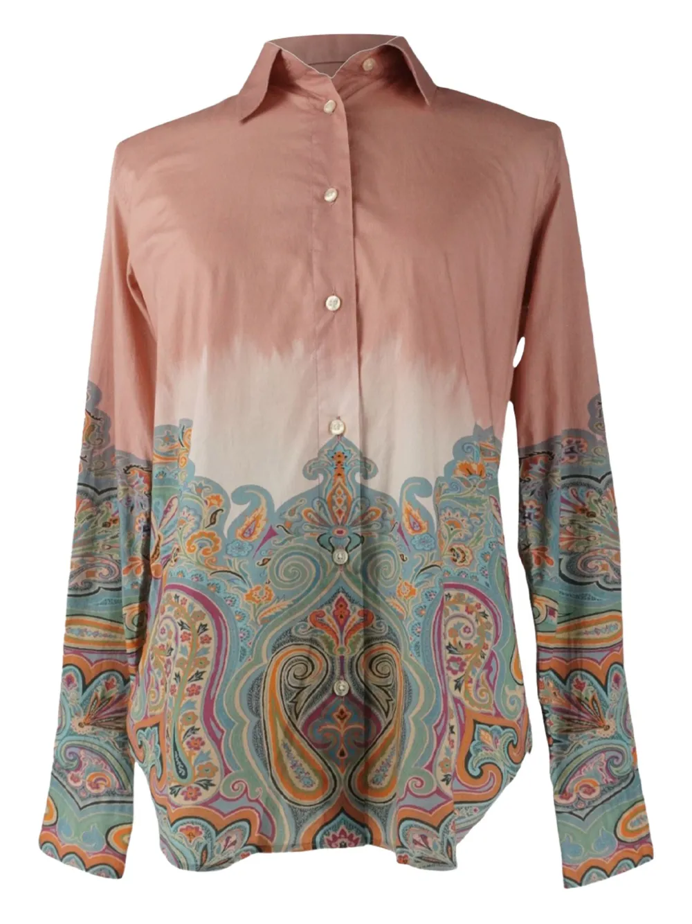 Etro Vintage paisley-print shirt - Rosa