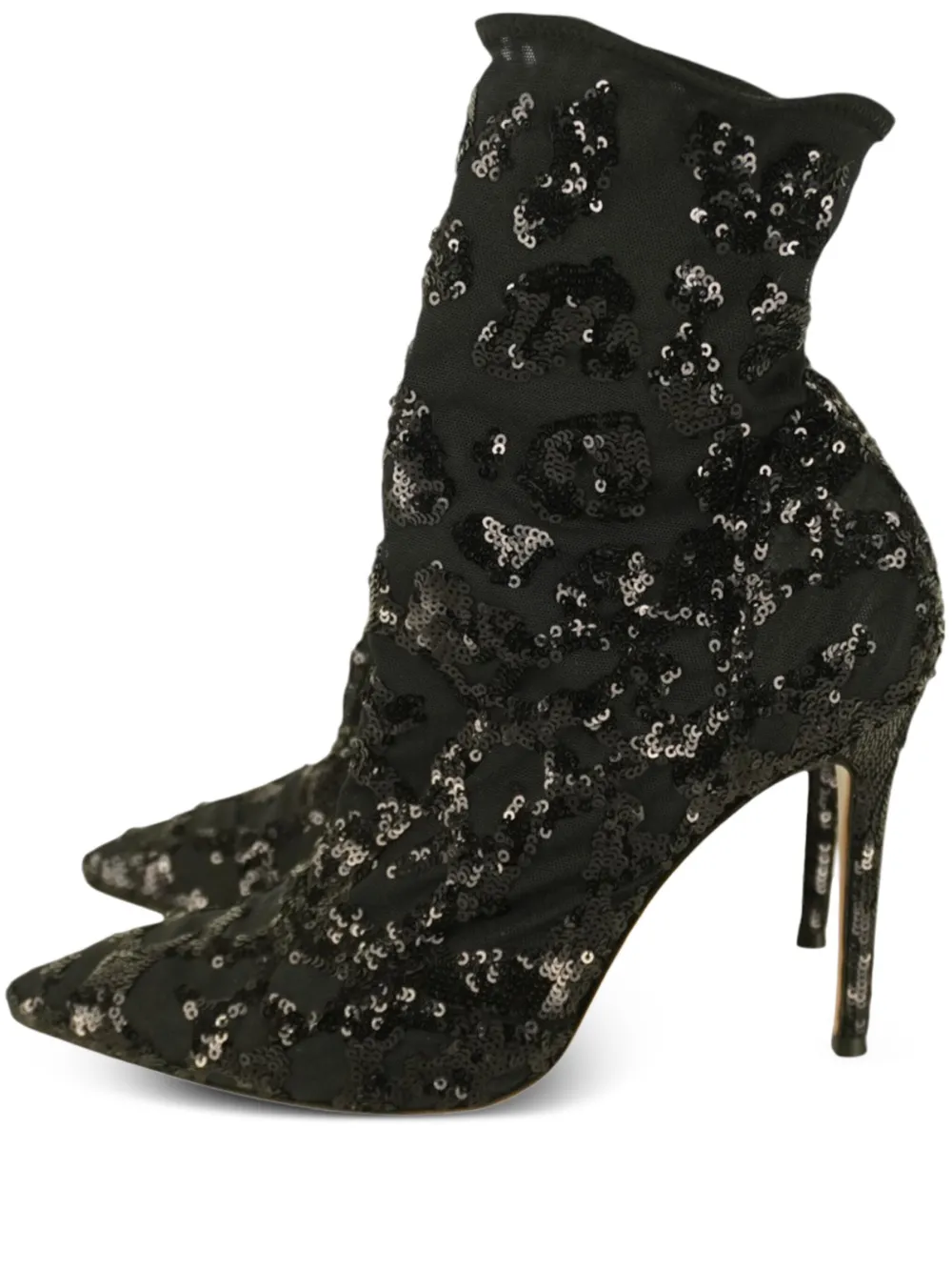 Gianvito Rossi 105mm sequin-embellished boots | Black | Image 1