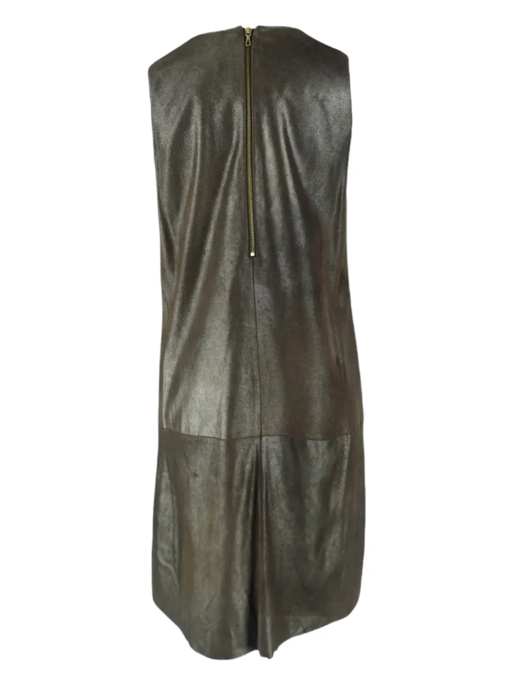 Vince leather dress - Bruin