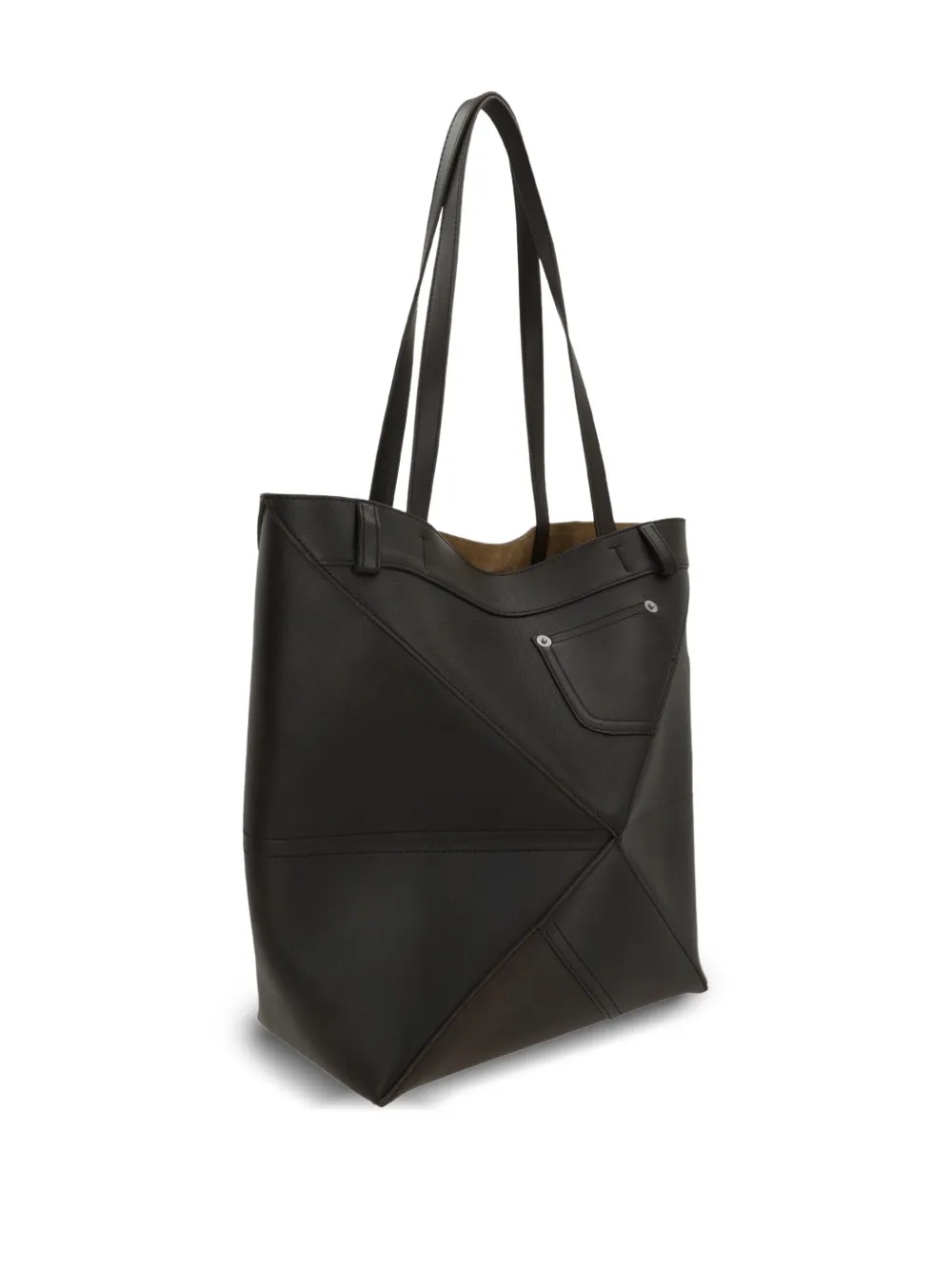 LOEWE medium Puzzle Fold Pantalon leather tote bag - Bruin