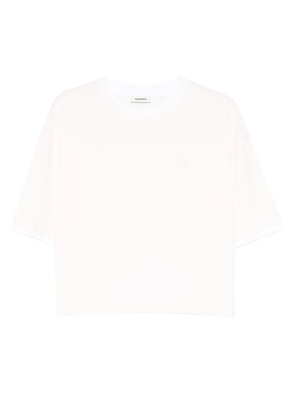 SANDRO T-shirt con logo - Rosa