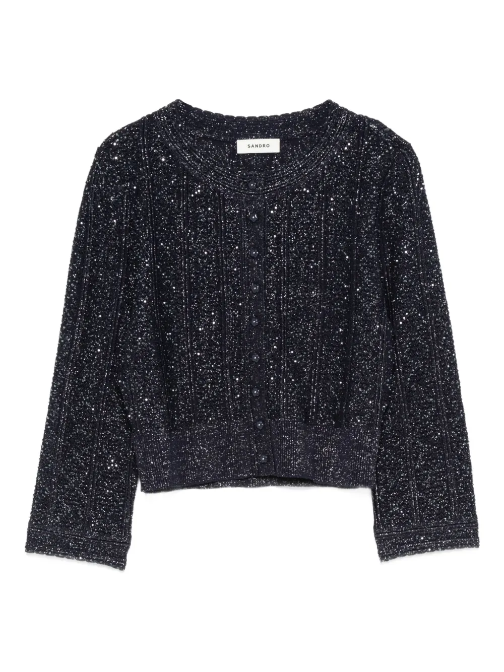 SANDRO Cardigan con bottoni - Blu