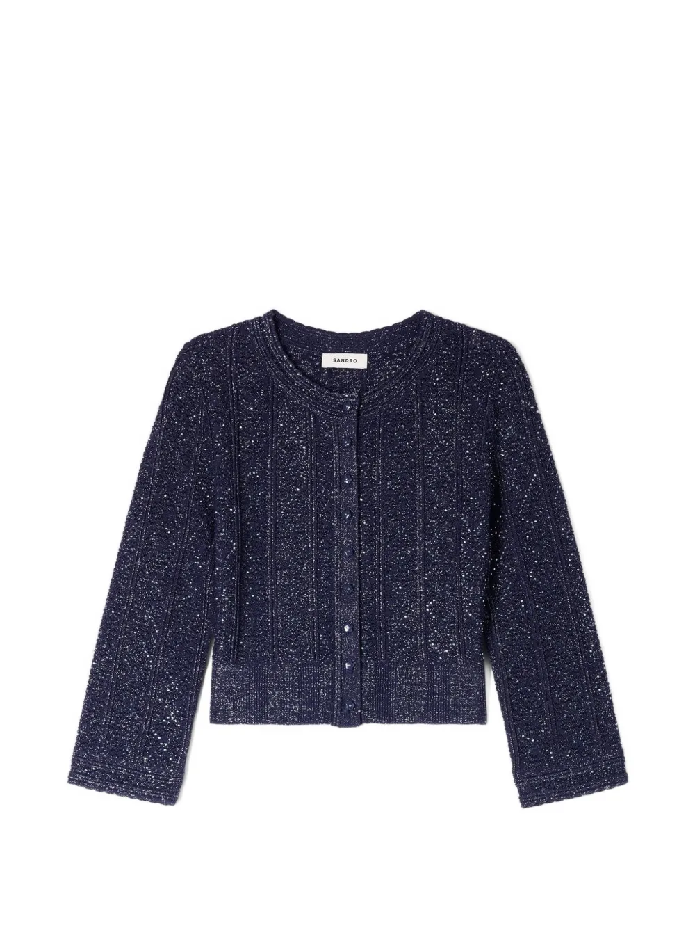 SANDRO Cardigan con bottoni - Blu