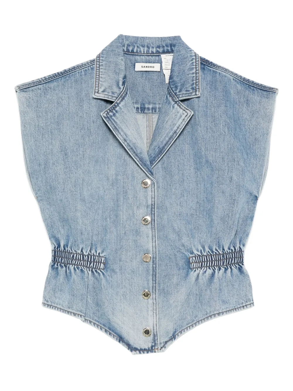 SANDRO Camicia con bottoni - Blu