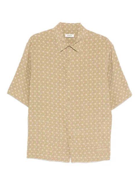 SANDRO blouse à imprimé peau de serpent