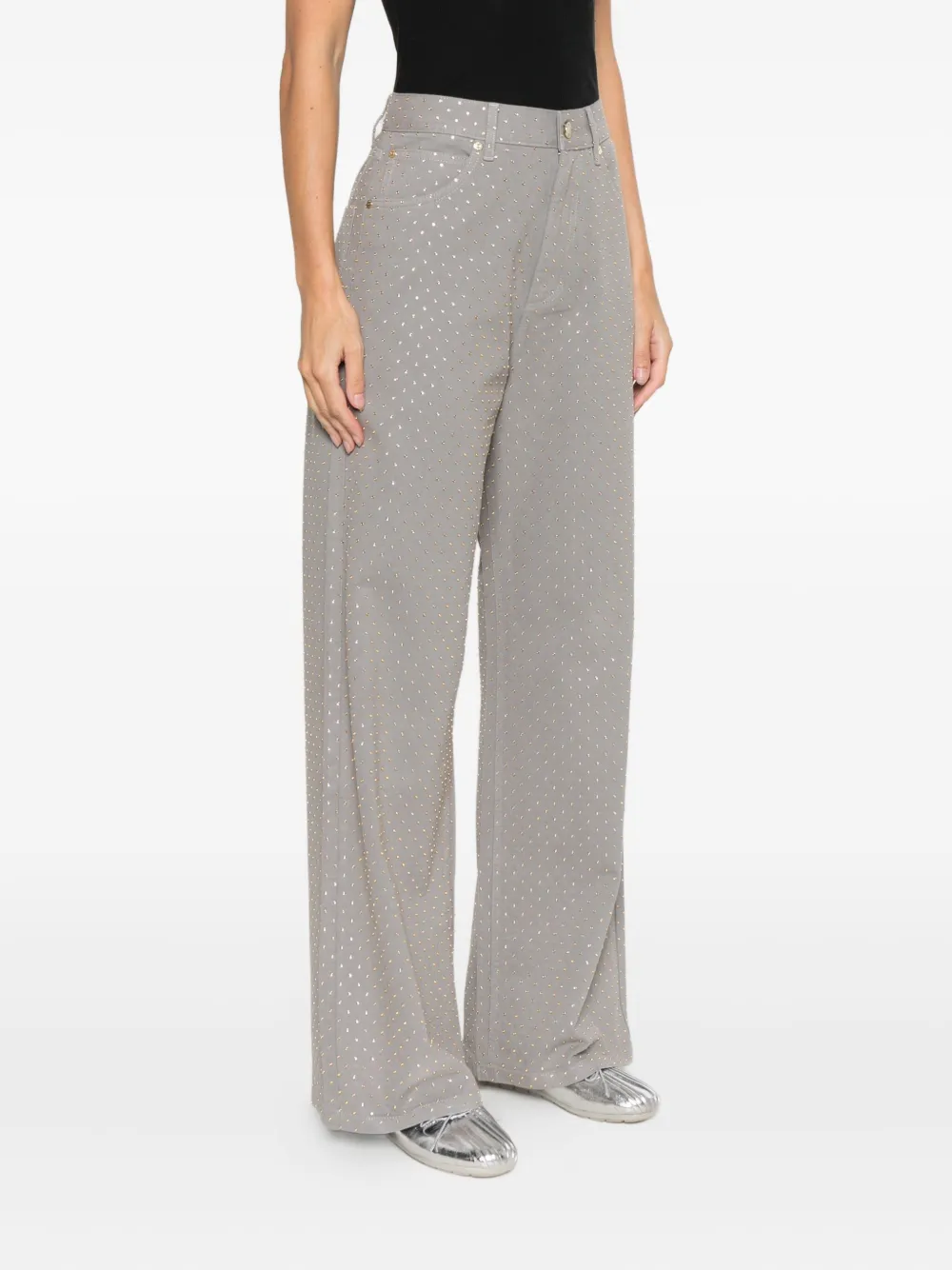  Sandro Rhinestone-embellished Jeans - Grey 
