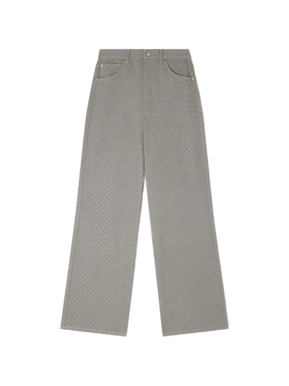 SANDRO Pantaloni con decorazione - Grigio