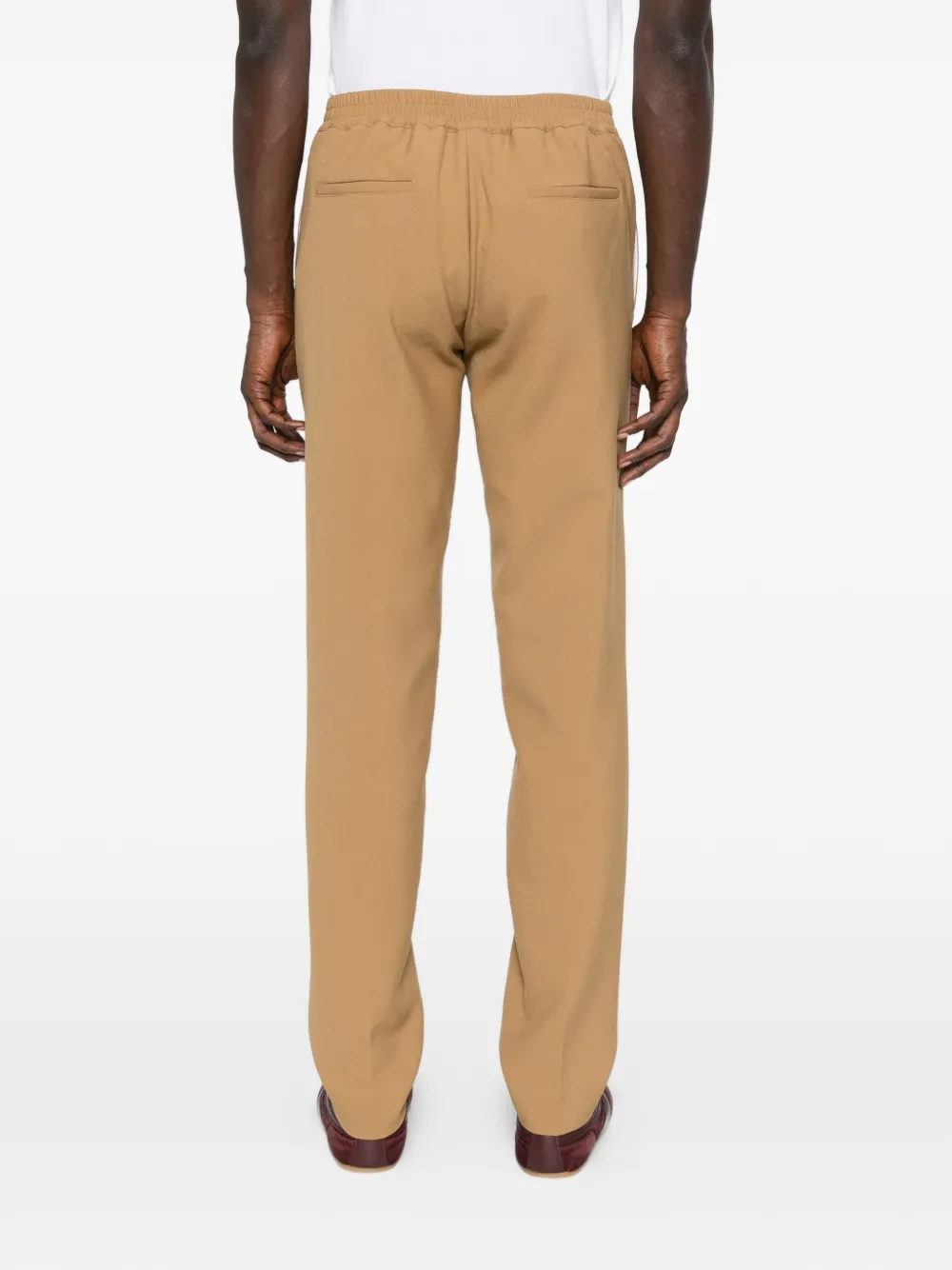 SANDRO Broek met knoopsluiting Beige