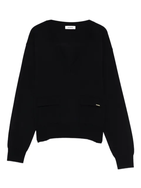 SANDRO V-neck sweatshirt
