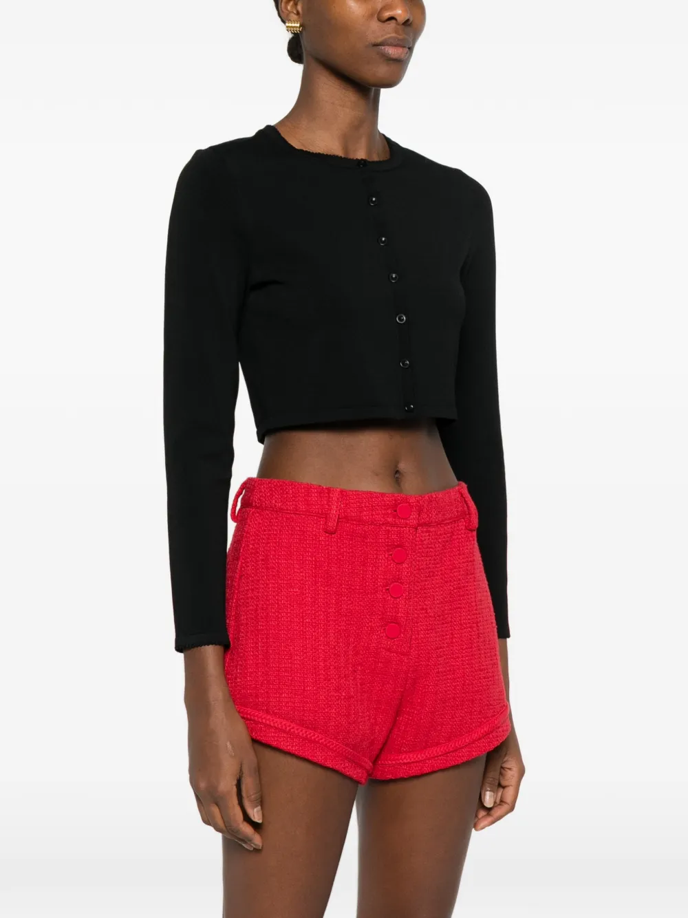  Sandro Cardigan Crop - Noir 