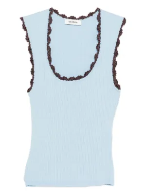 【MARK KENLY DOMINO TAN / KNIT VEST MARK KENLY DOMINO TAN Vests & Tank Tops for Women - FARFETCH