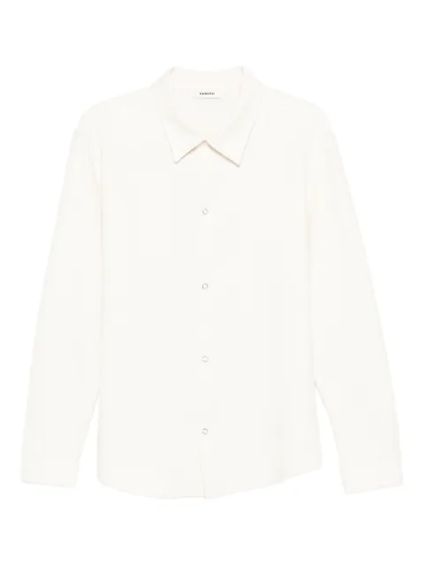 SANDRO button-fastening shirt