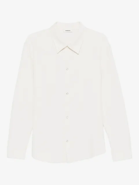 SANDRO long-sleeved jersey shirt