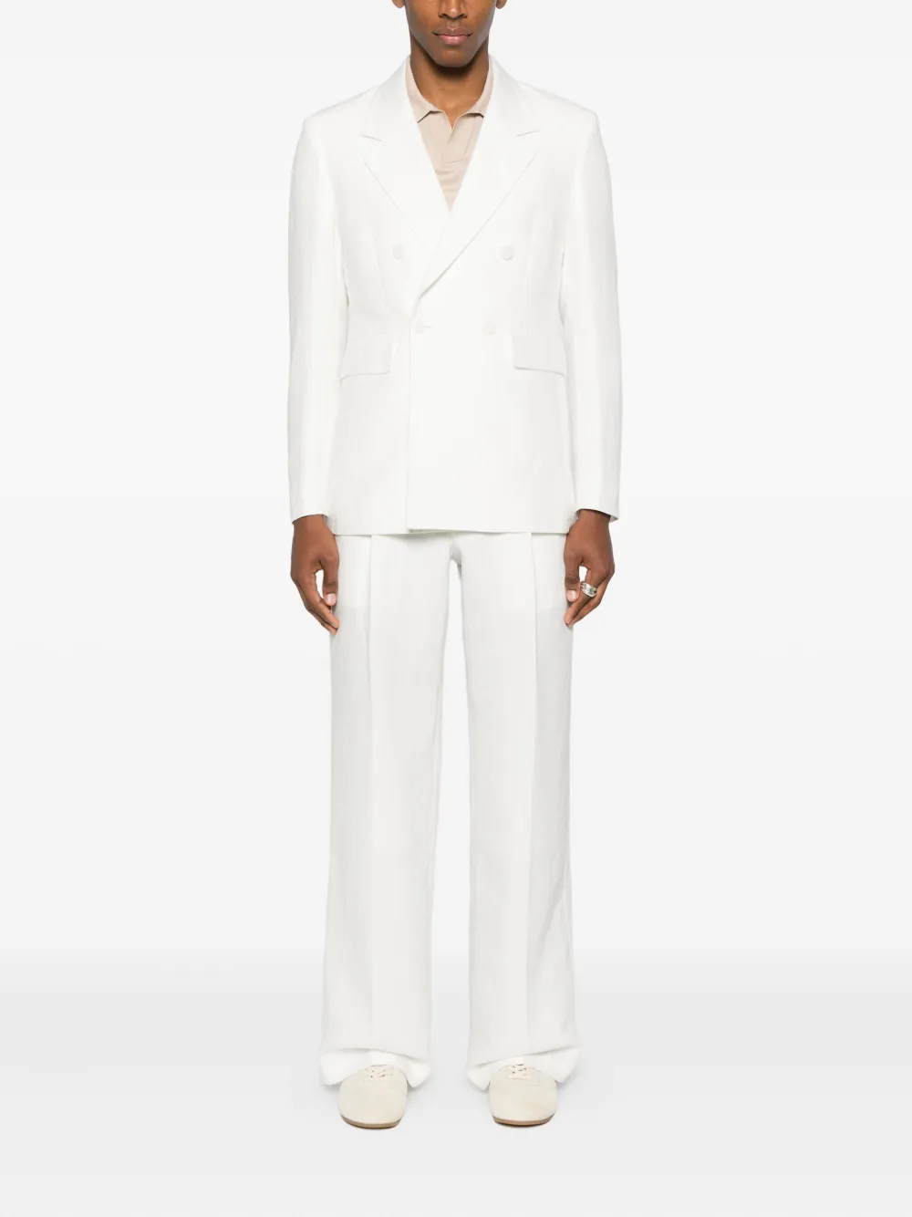 SANDRO playera manga corta con cuello en V | Playeras | Image 2