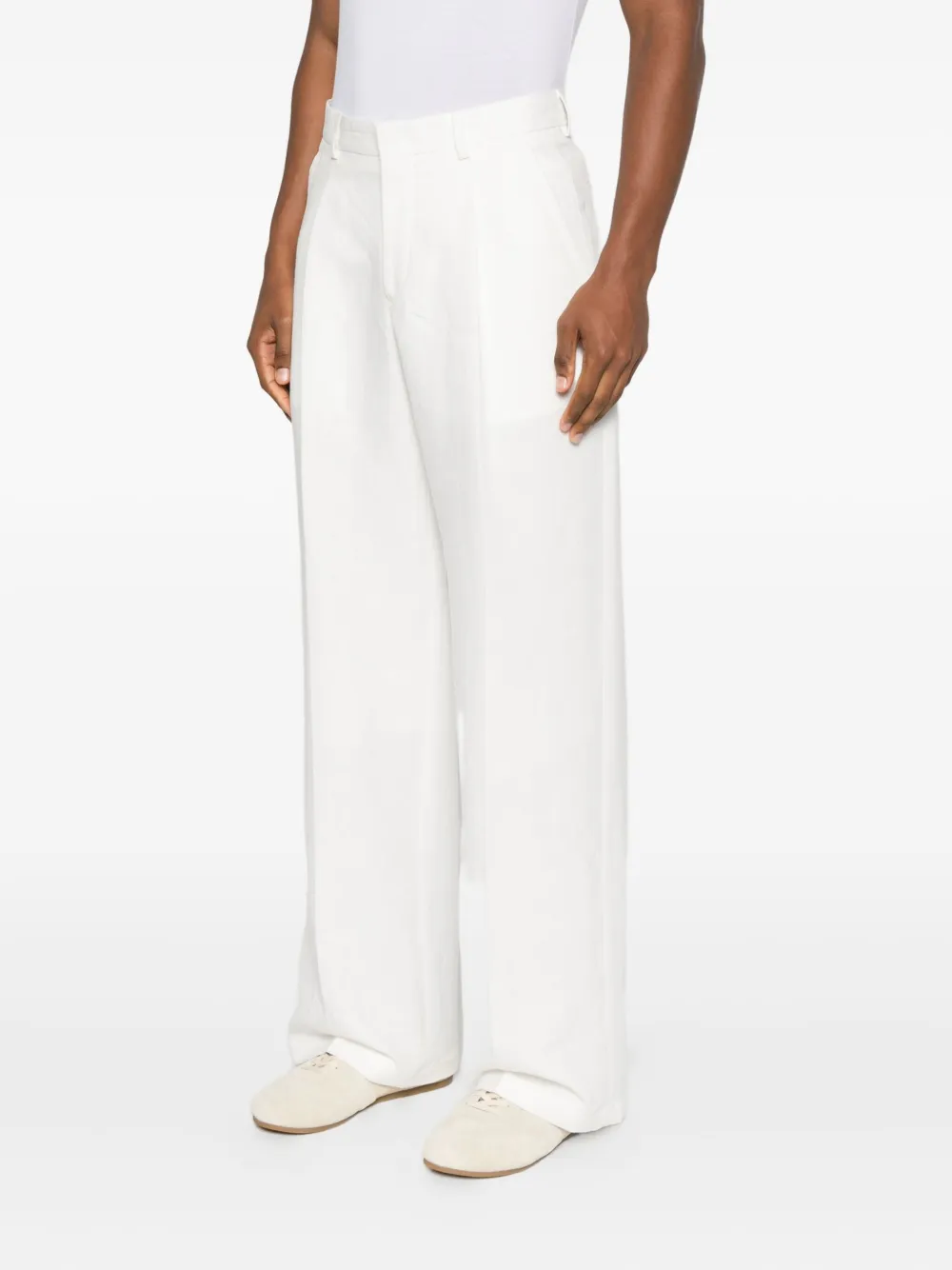  Sandro Zip-fastening Trousers - White 