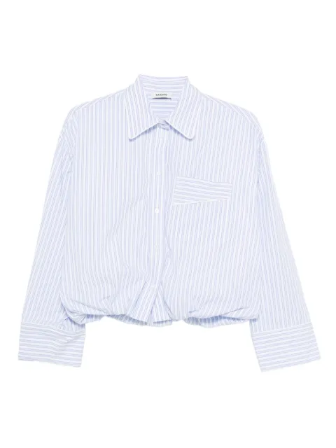 SANDRO strip-pattern shirt