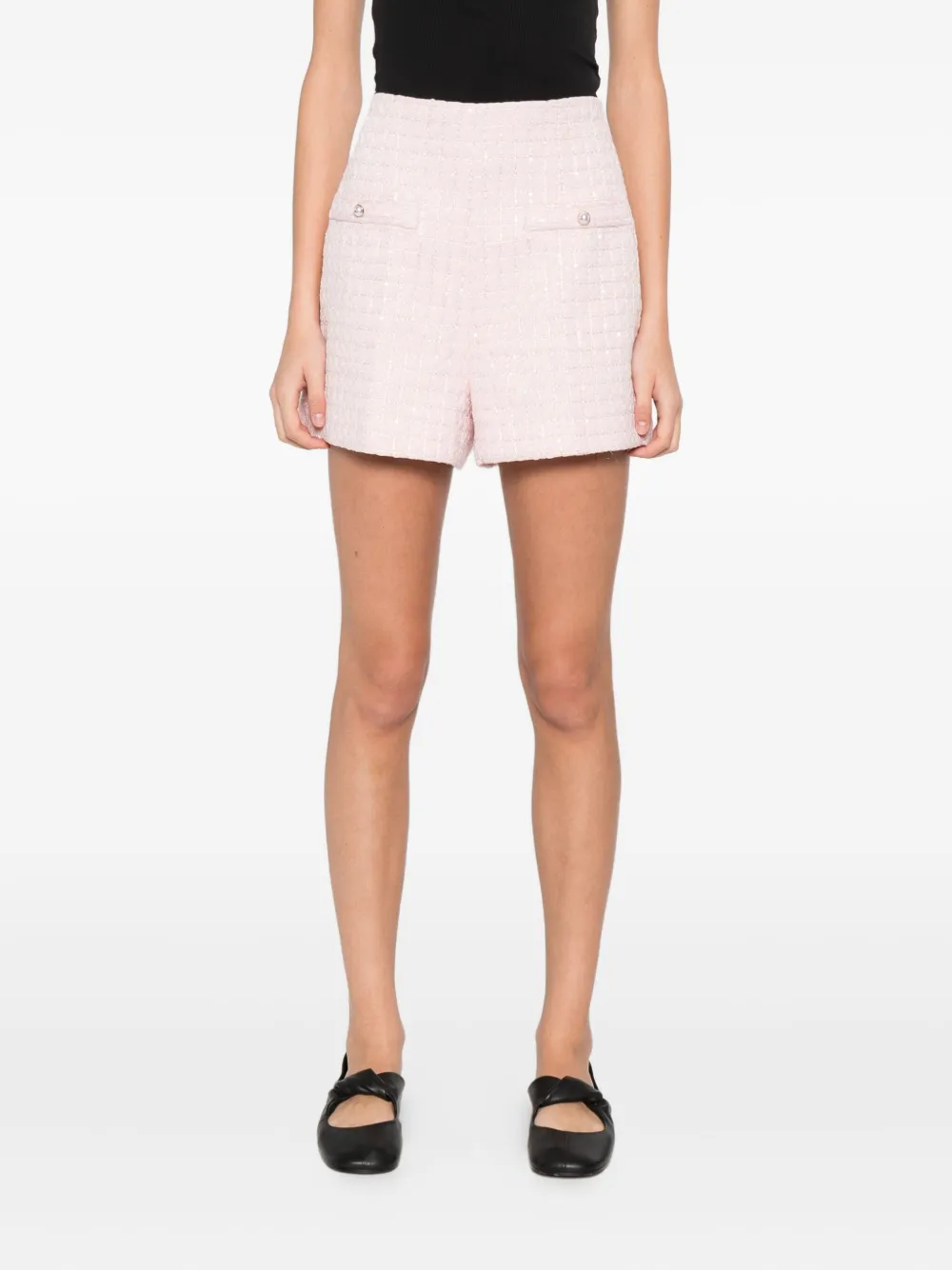 Tweed Sequin Shorts