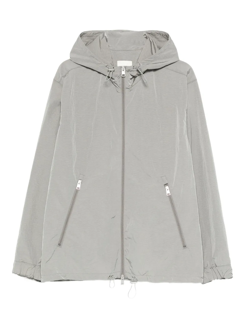 SANDRO hooded-neck drwastrings jacket - Grey