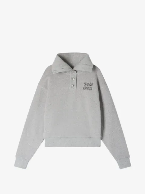 SANDRO sweatshirt med logotyp