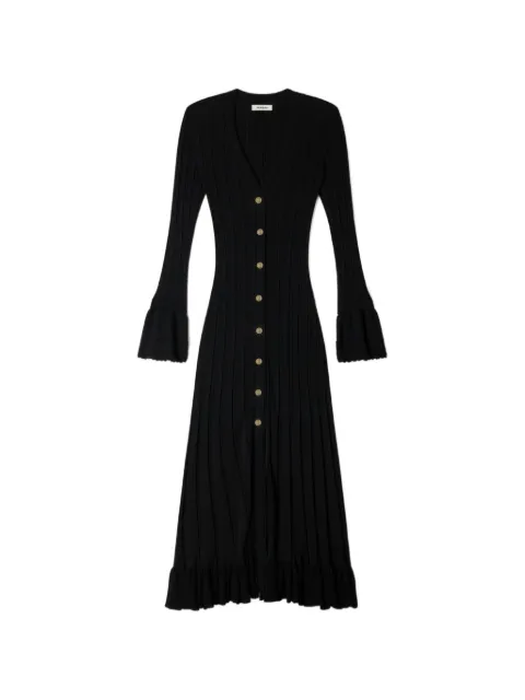 SANDRO midi knit dress