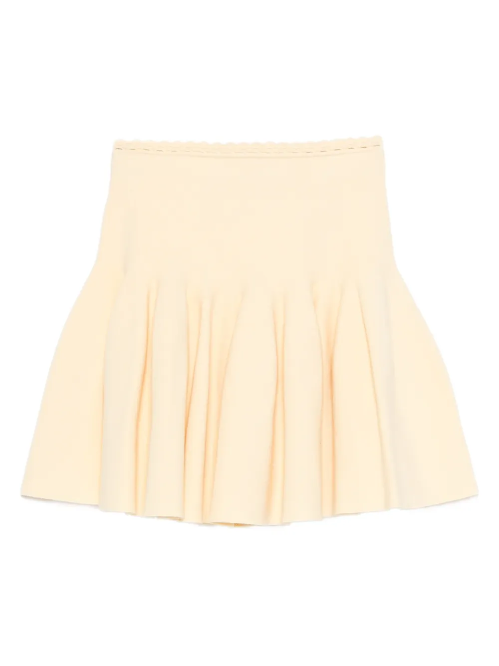 SANDRO Minigonna plissettata - Giallo