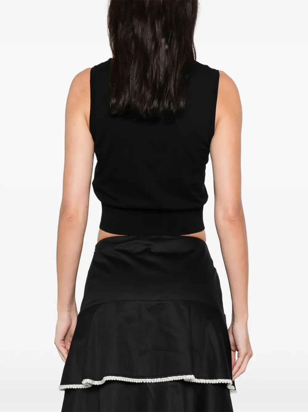SANDRO Tanktop met ronde hals Zwart