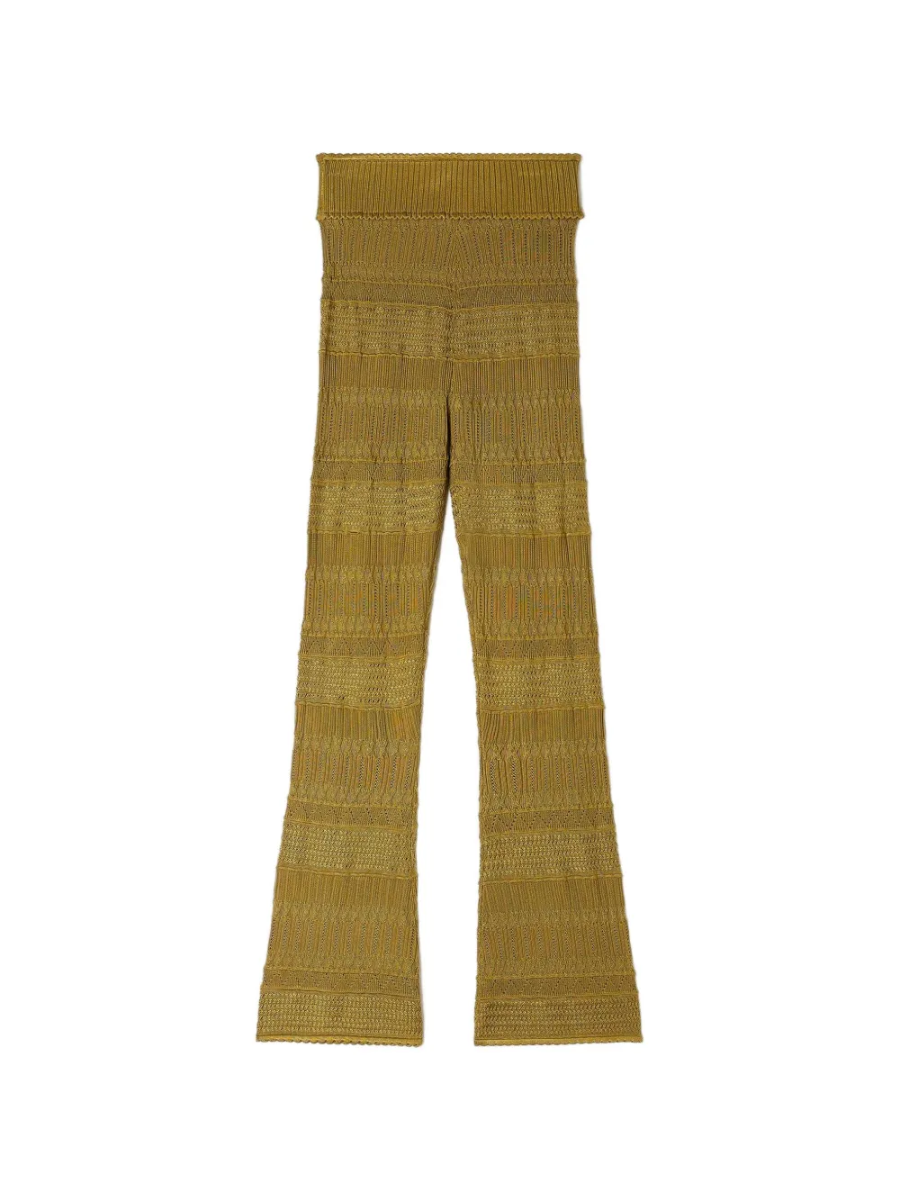 SANDRO pattern slim-fit trousers - Verde