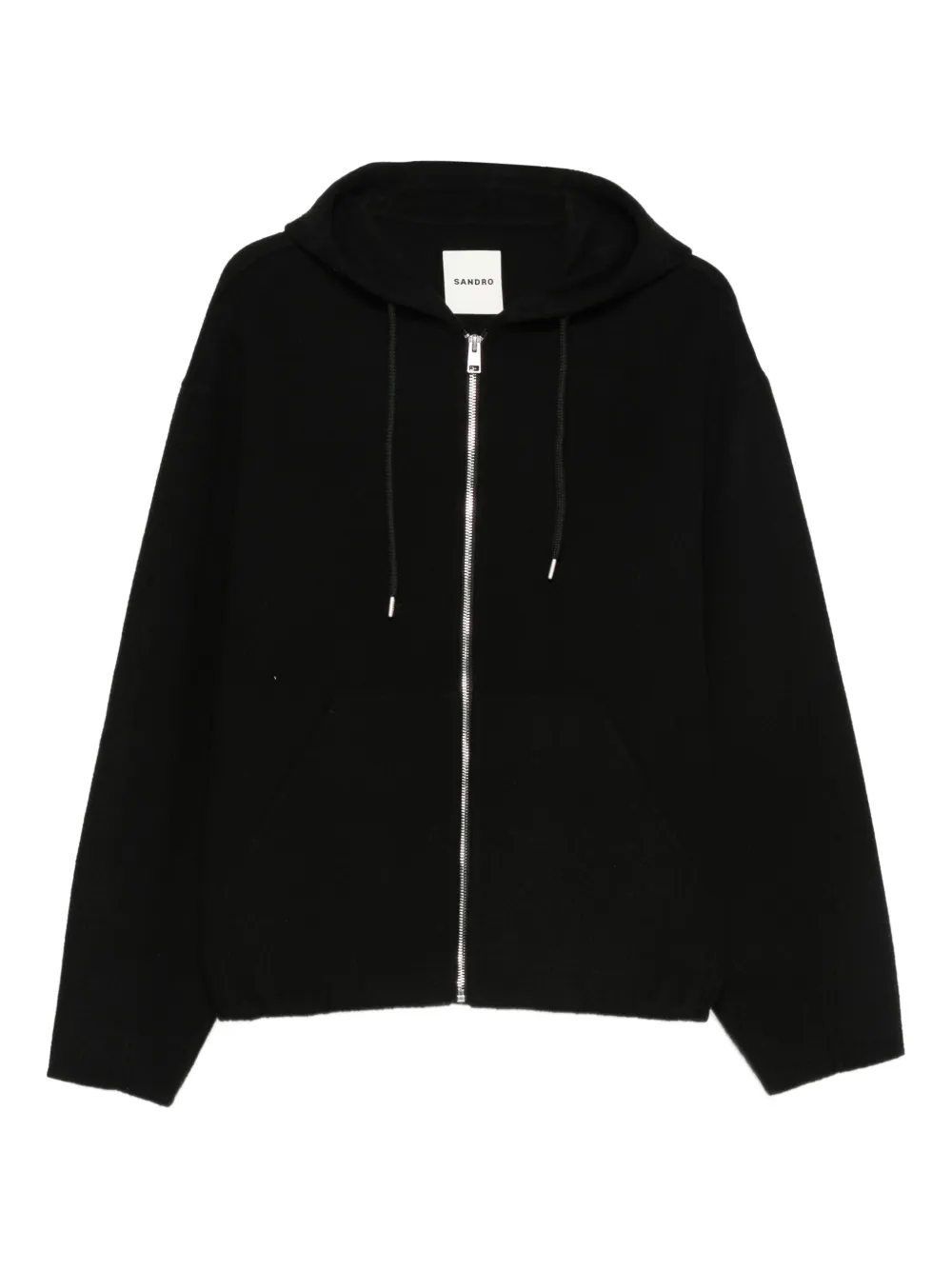 SANDRO hooded-neck jacket | Black | Image 1