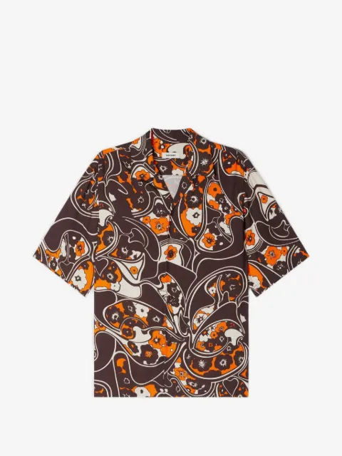 SANDRO camisa con motivo floral
