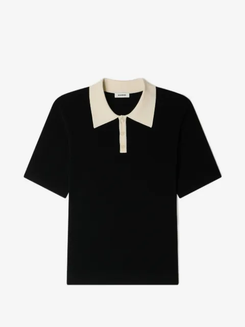 SANDRO two-tone polo shirt