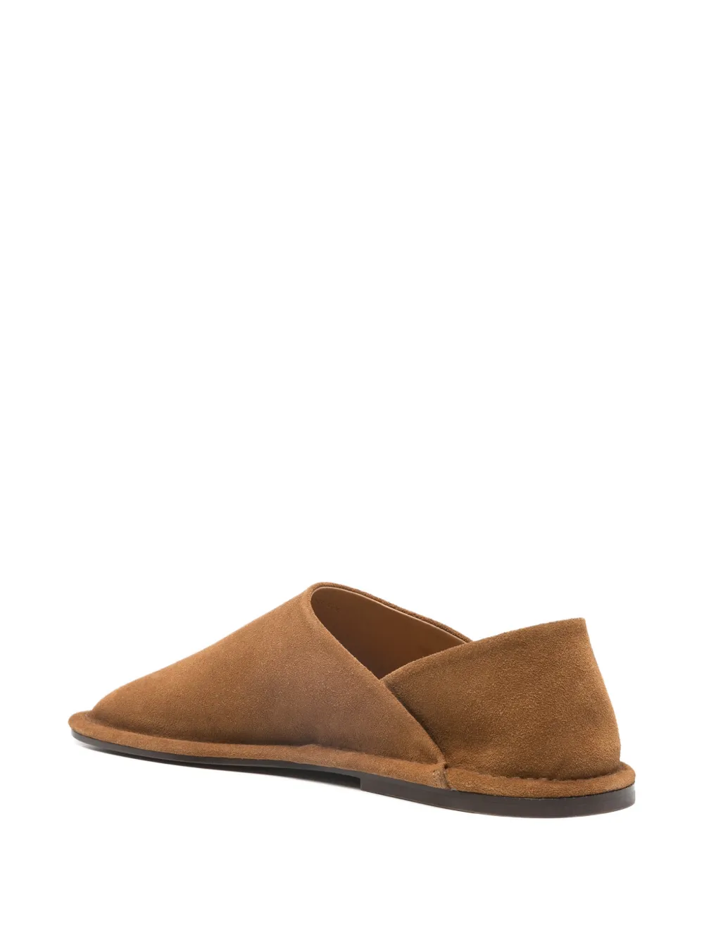 SANDRO Suède loafers Bruin
