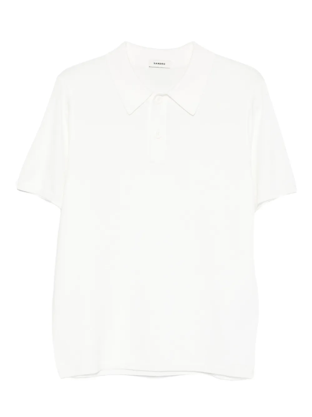 SANDRO Polo a maniche corte - Bianco