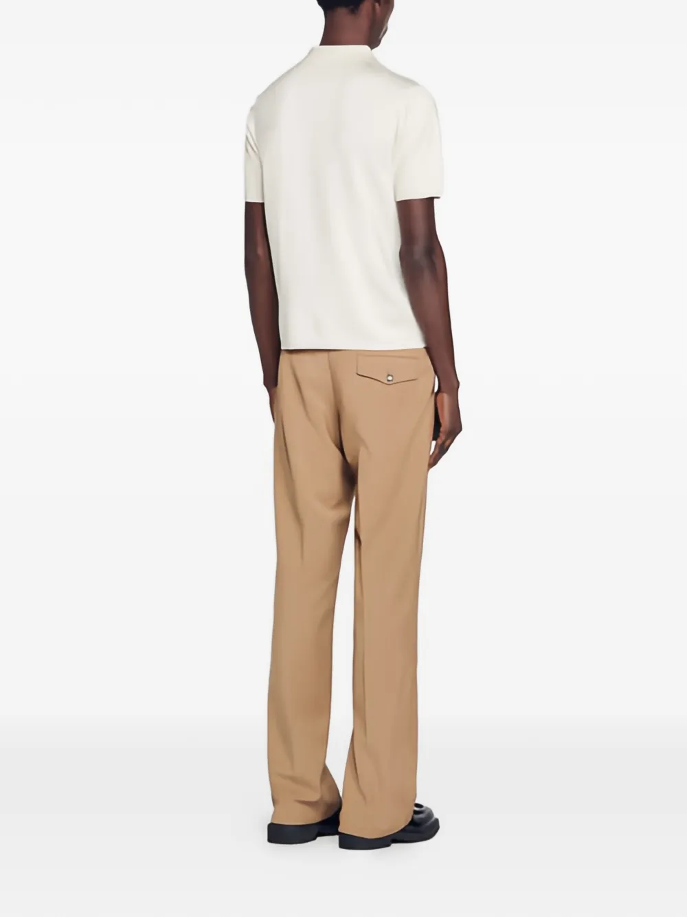 SANDRO Poloshirt met korte mouwen Wit