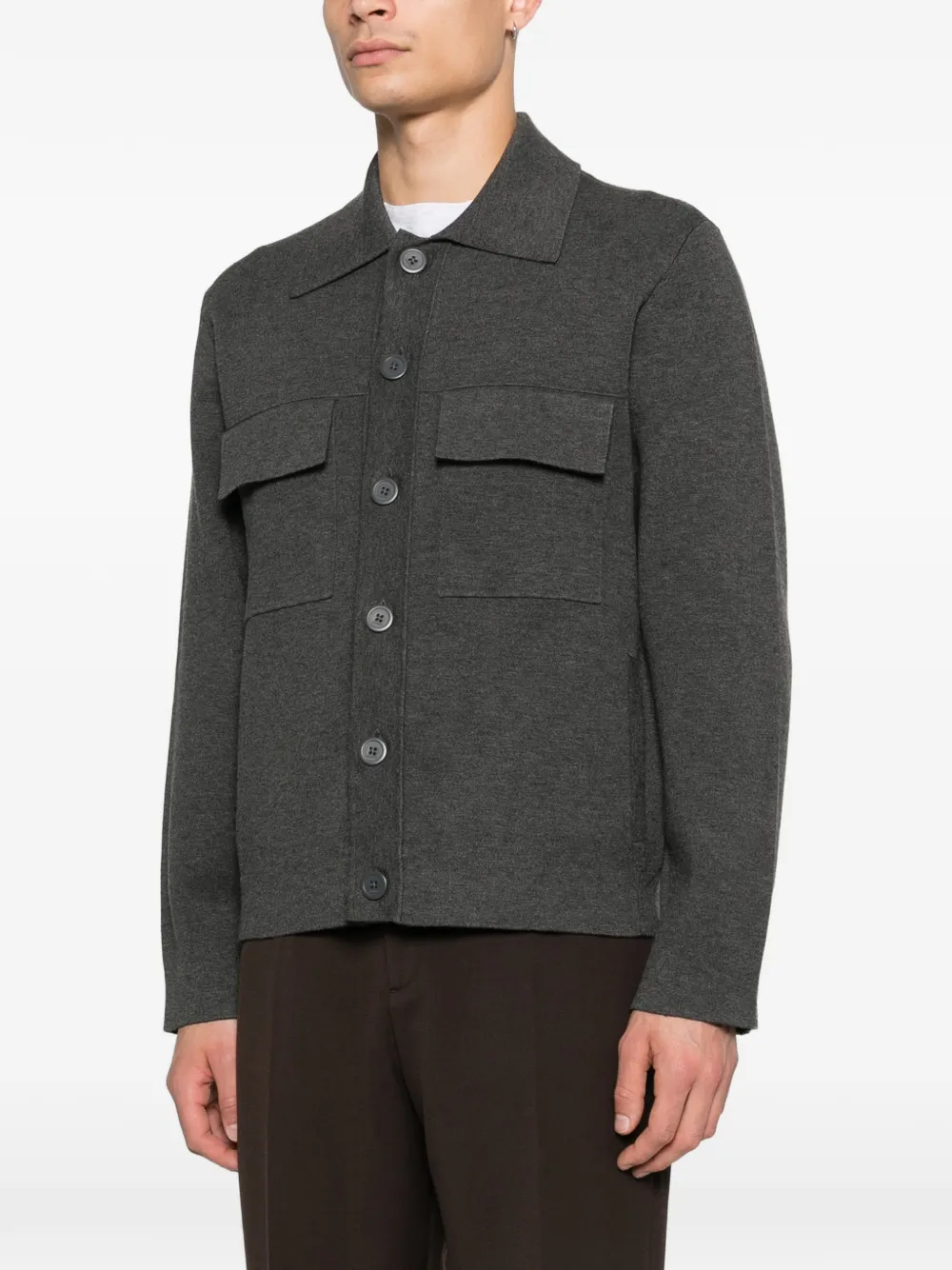  Sandro Milano Knit Jacket - Grey 