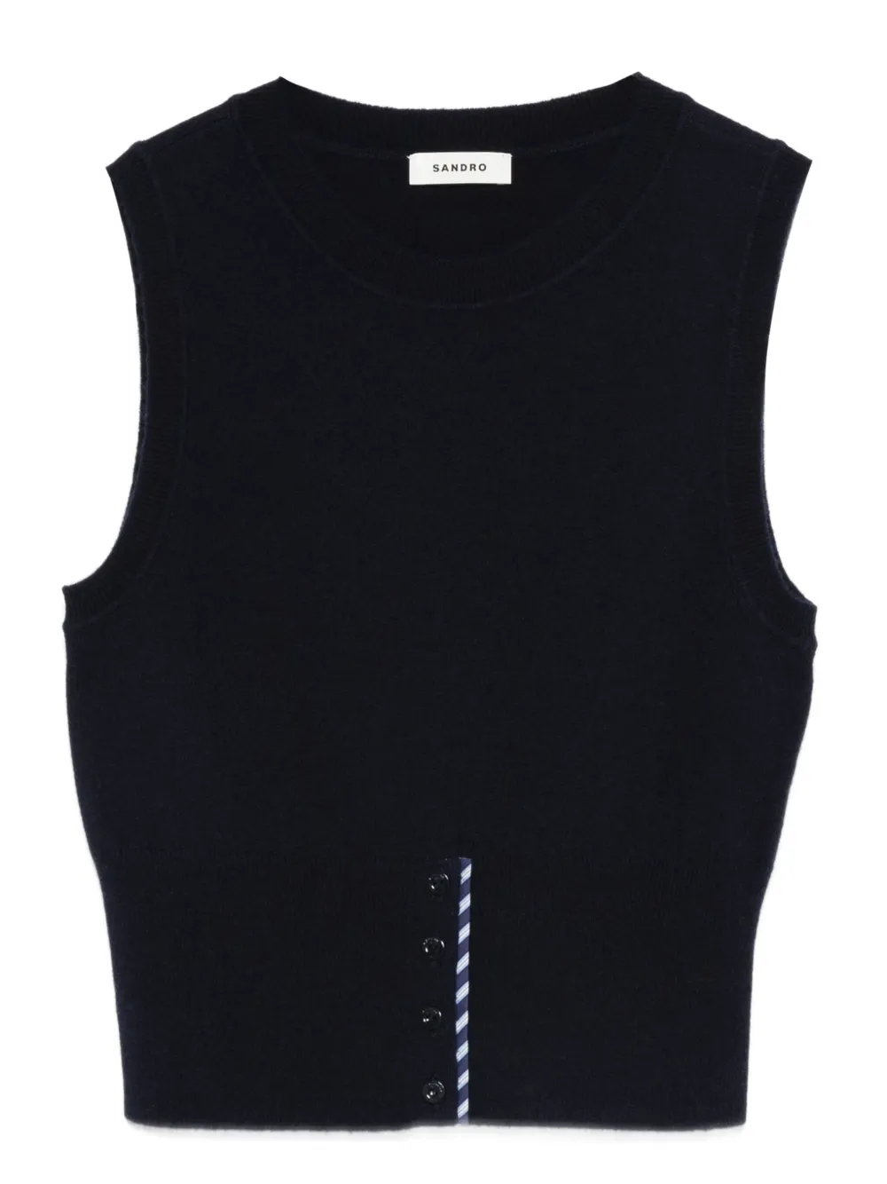 SANDRO Oberteil mit Knöpfen - Blau