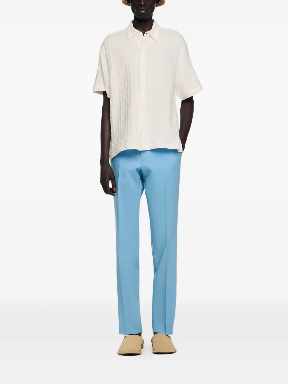 Sandro Camisa Con Botones - Blanco 