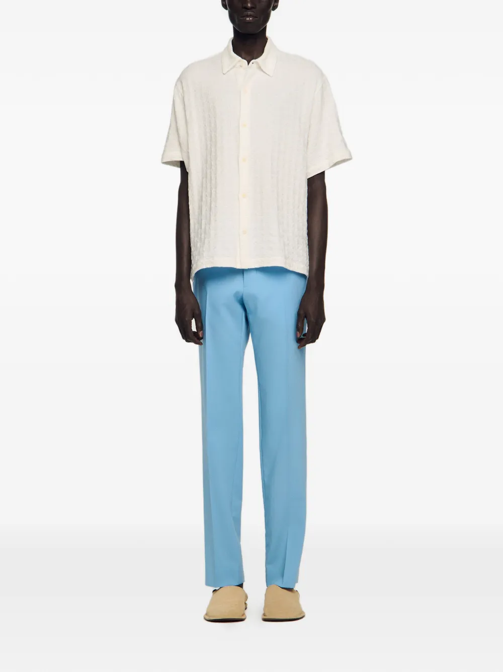  Sandro Camisa Con Botones - Blanco 