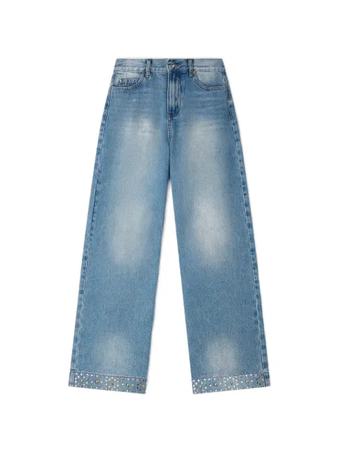 SANDRO Gerade Jeans mit Strass