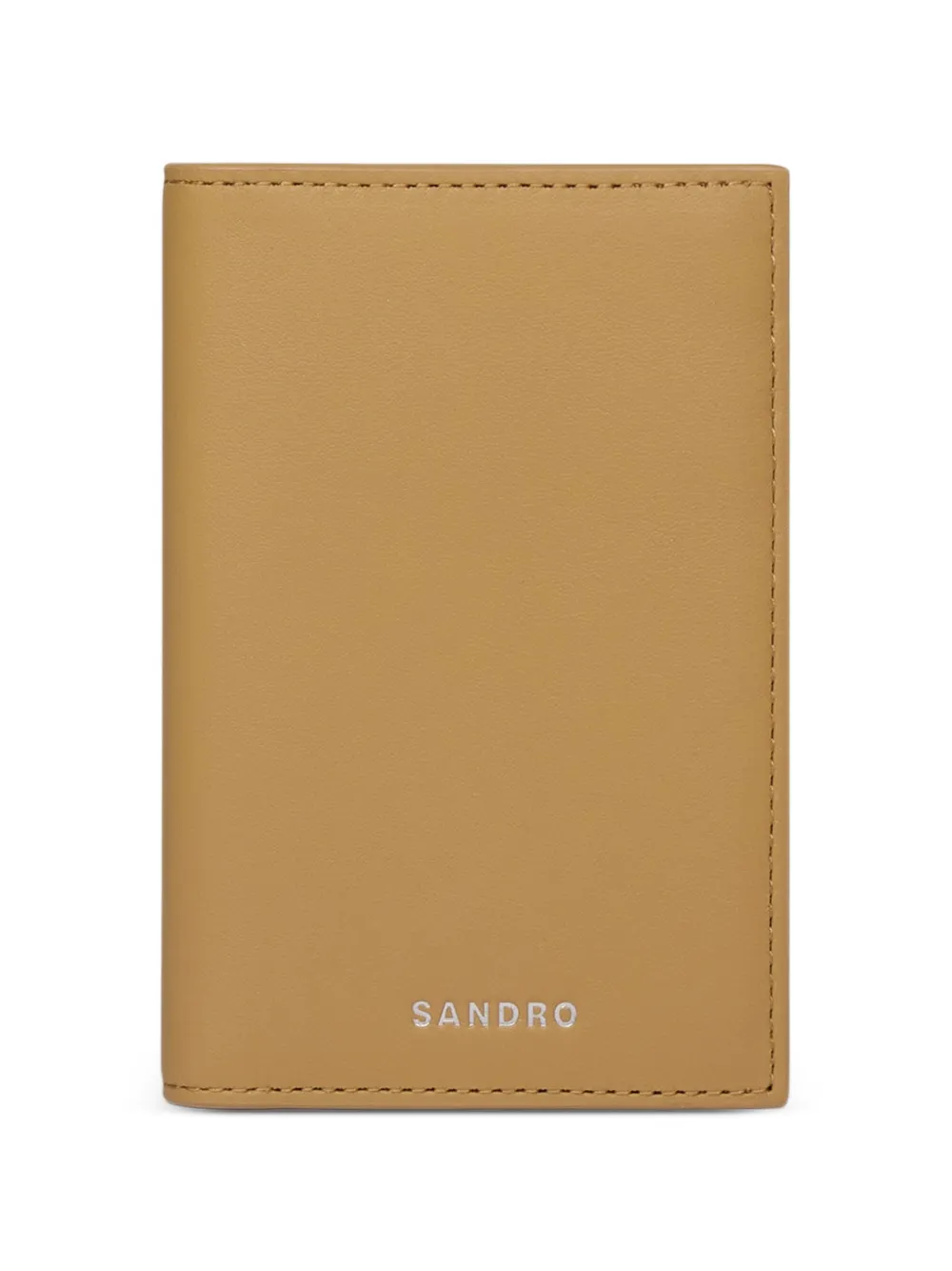 SANDRO leather wallet - Toni neutri