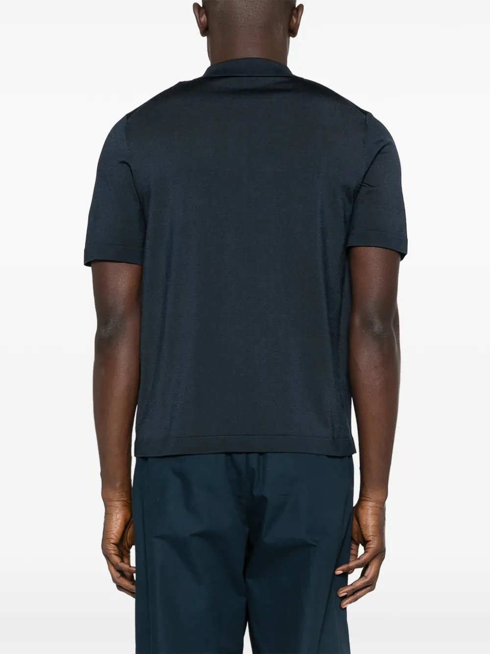SANDRO Poloshirt met rits Blauw