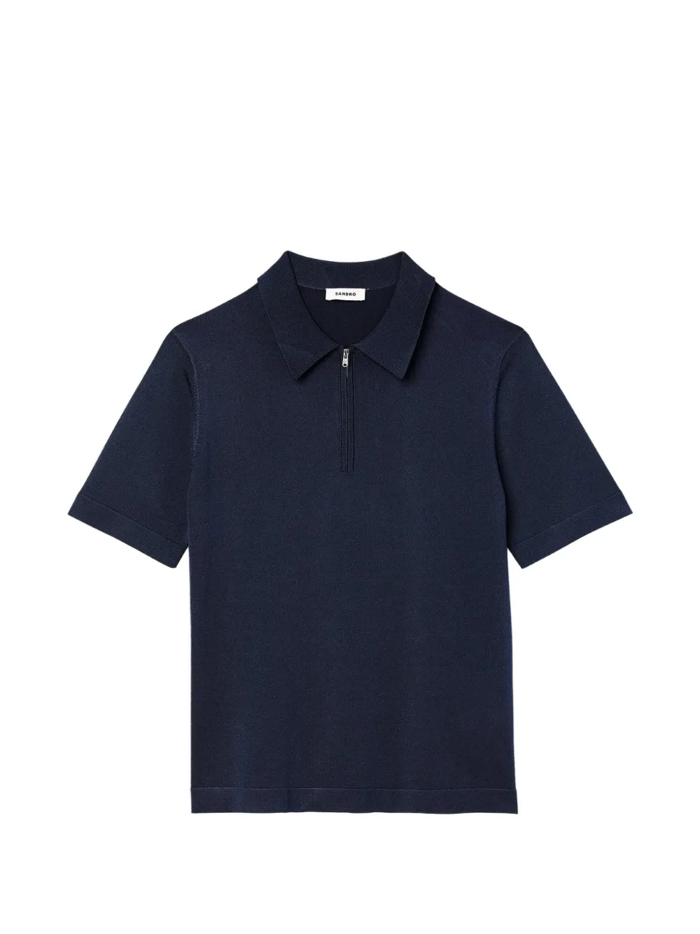 SANDRO Polo con zip - Blu