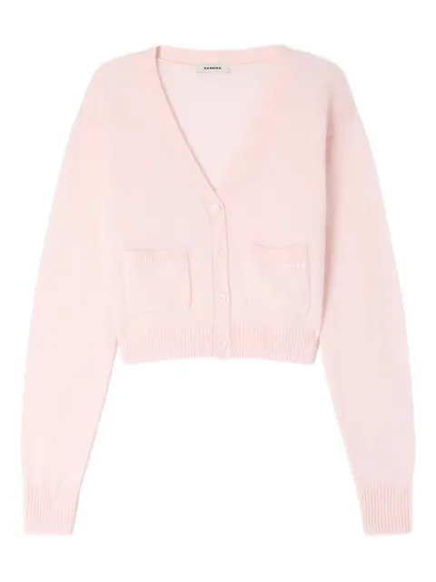 SANDRO V-neck cropped cardigan