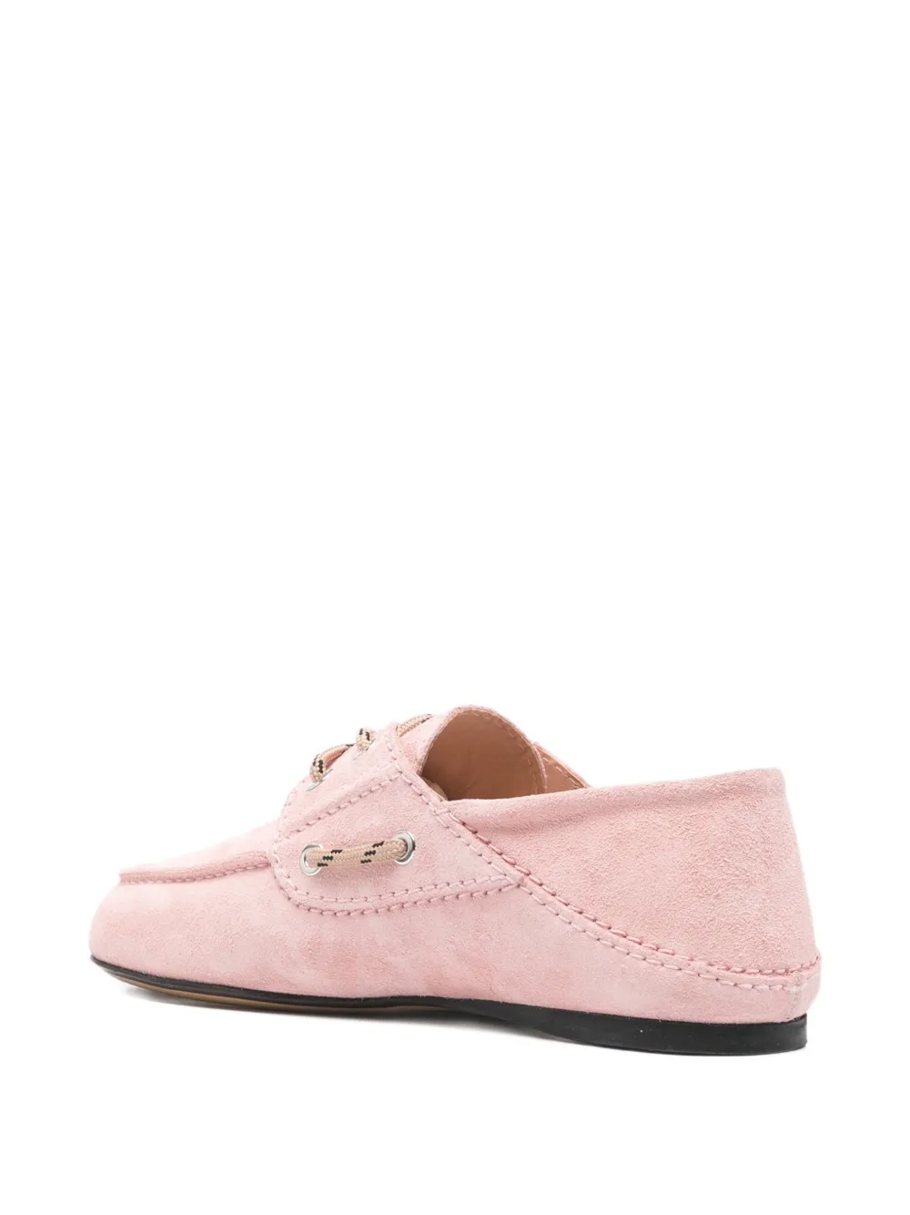 SANDRO Leren loafers Roze