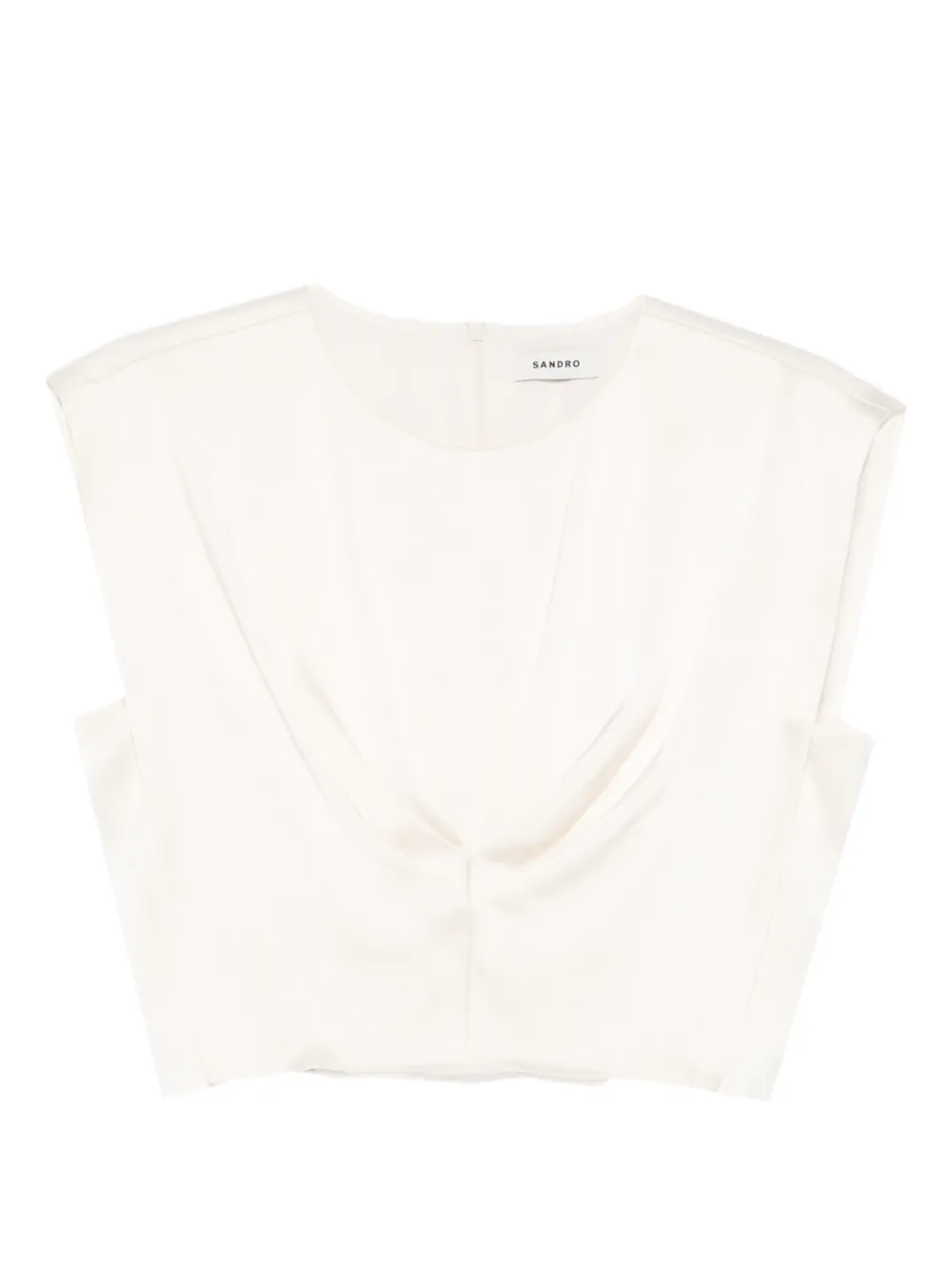 SANDRO Blusa plissettata - Toni neutri