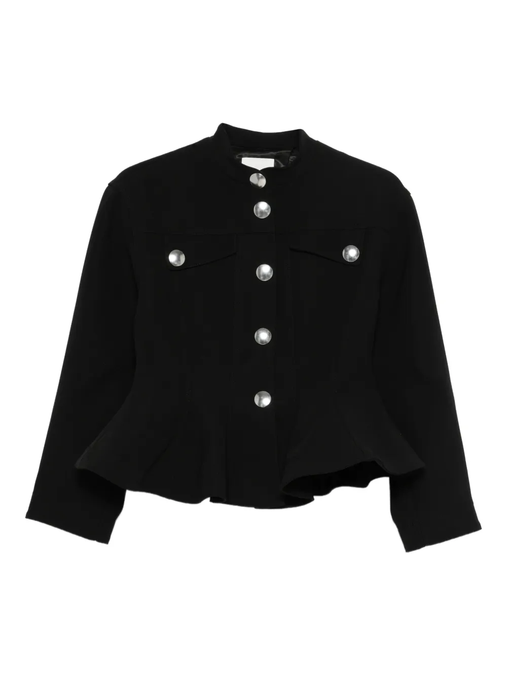 SANDRO Giacca con peplum - Nero